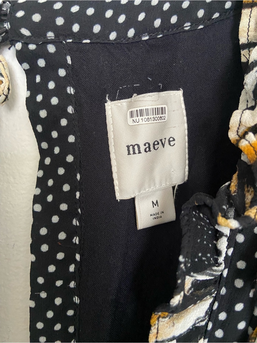 NWOT Anthropologie Maeve butterfly print ruffle sleeved maxi dress - Picture 10 of 16